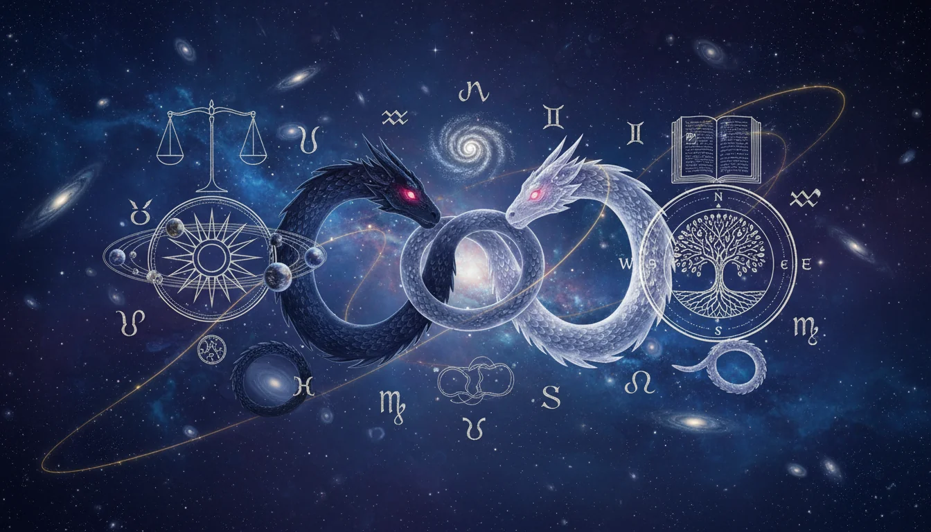 Възли на съдбата в натална карта: Уроци и кармични пътеки