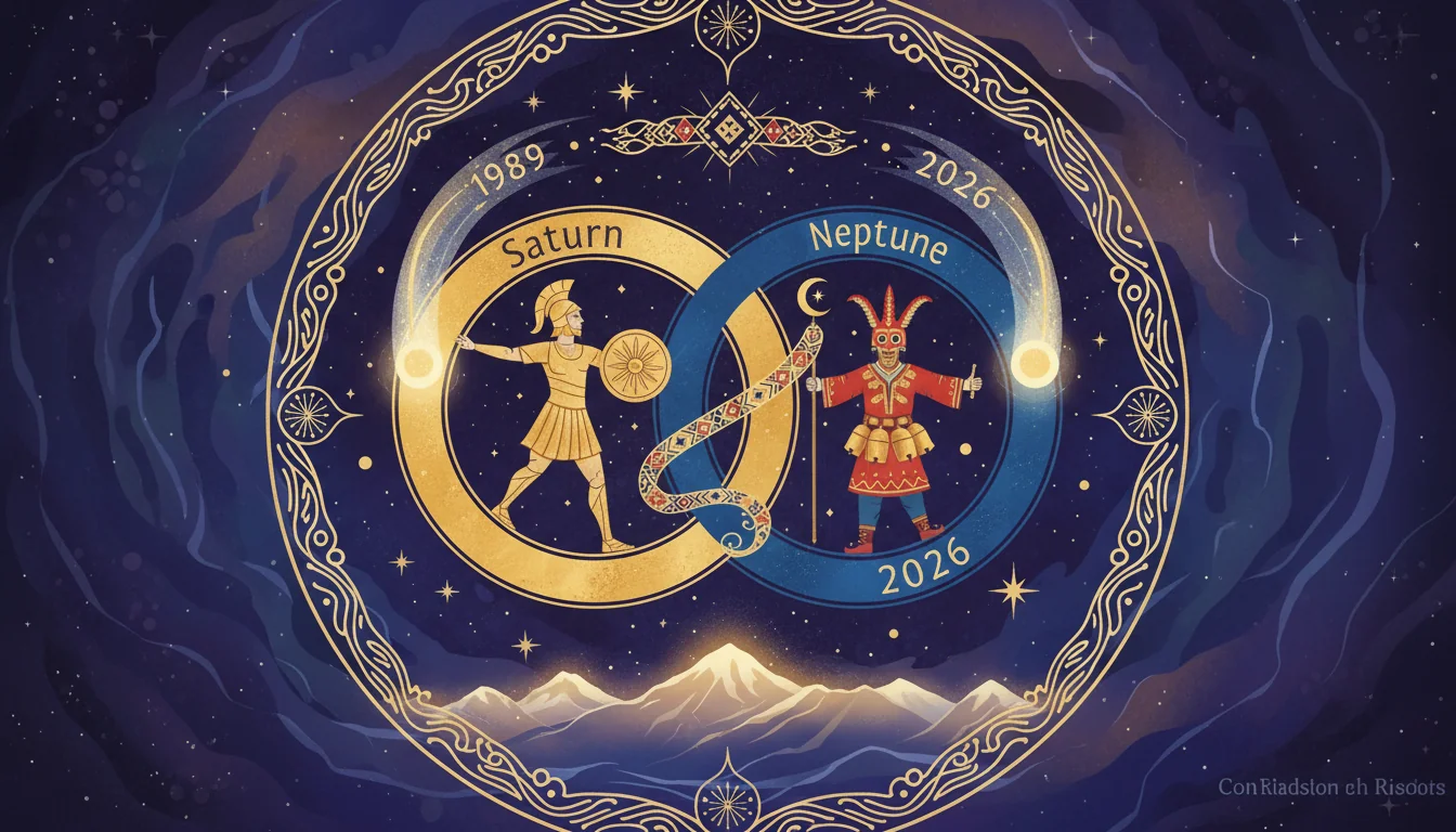 Сатурн Нептун 2026: Историческият паралел с 1989 | Vrachka - илюстрация