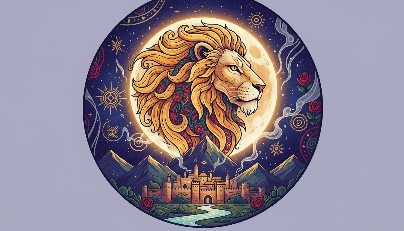 Пълнолуние в Лъв 2026 | Кралска Енергия и Промяна | Vrachka - илюстрация