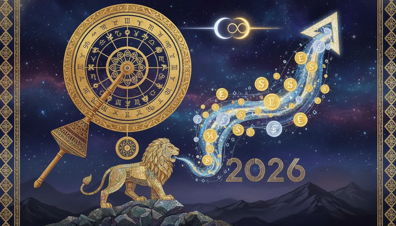 Финансова астрология 2026 | Затъмнения и Банков Срив | Vrachka - илюстрация