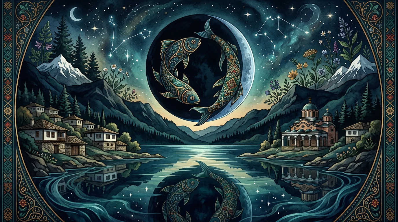 Новолуние в Риби март 2026 | Краят на Големия Цикъл | Vrachka - илюстрация