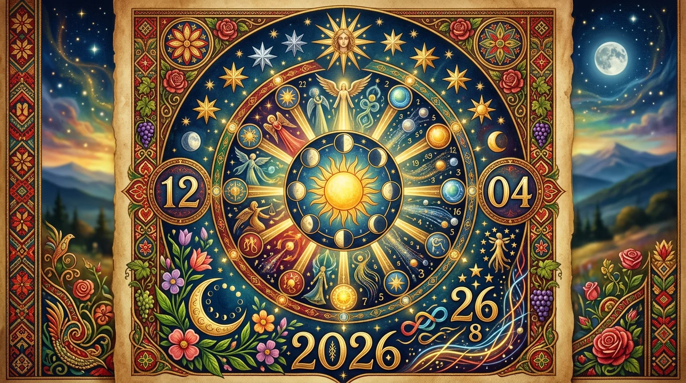 Easter 2026 Numerology | The Code of 12.04.2026 | Vrachka - илюстрация