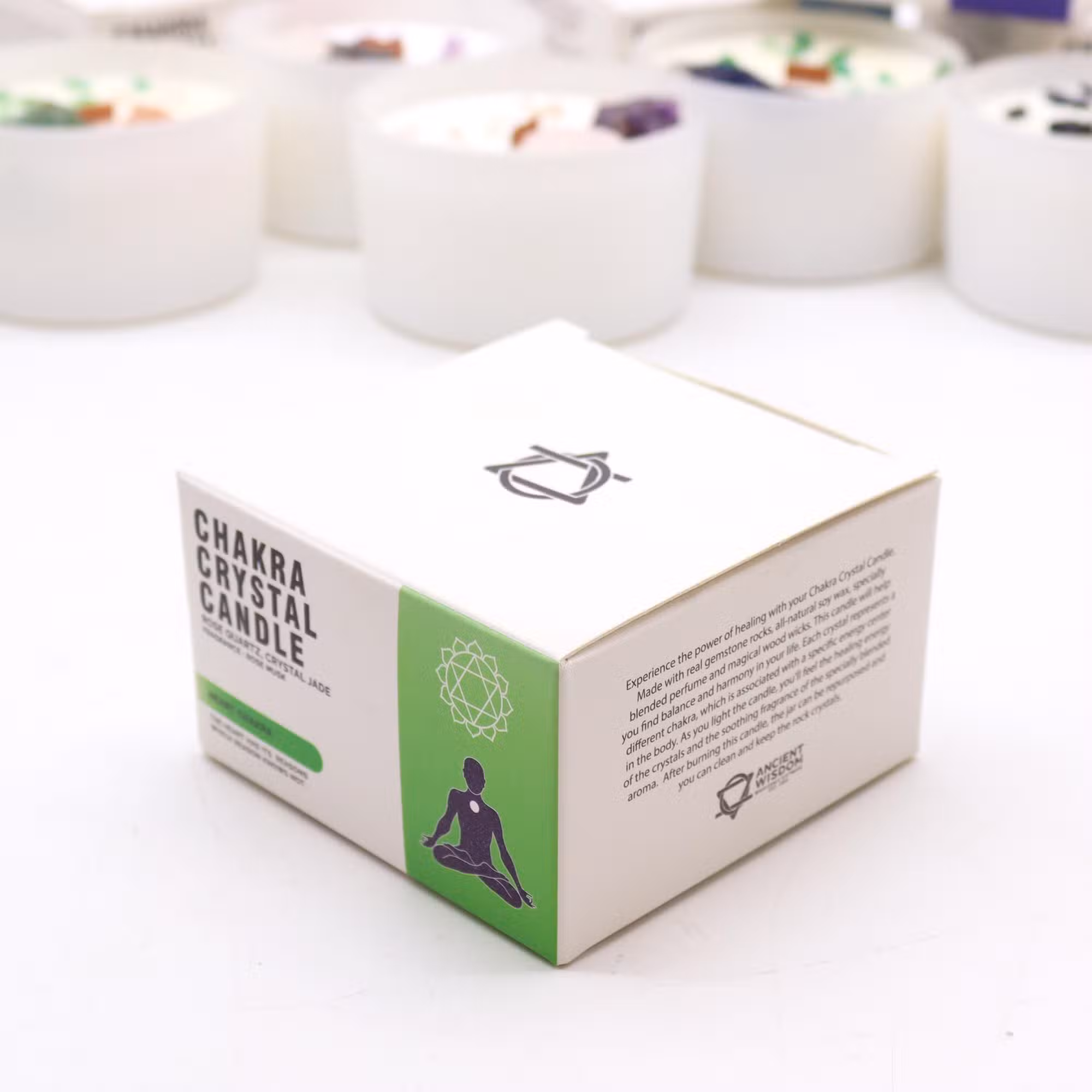 Кристална свещ за Сърдечната чакра - 3