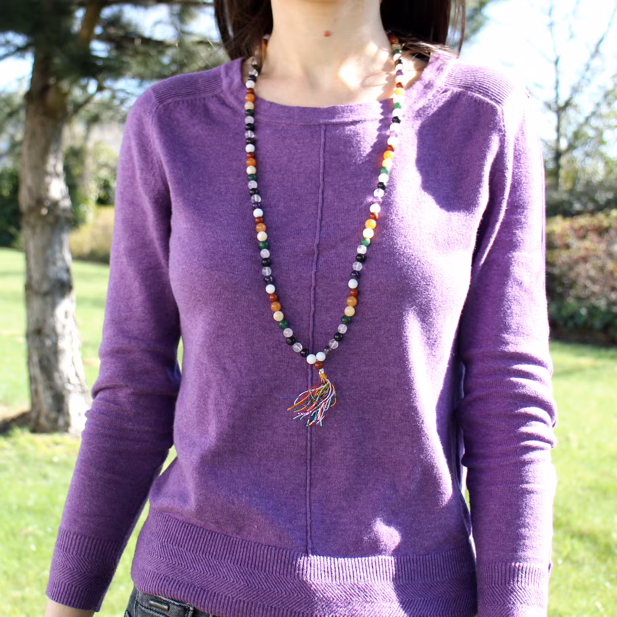 Мала от Лапис Лазули със 108 топчета - 6